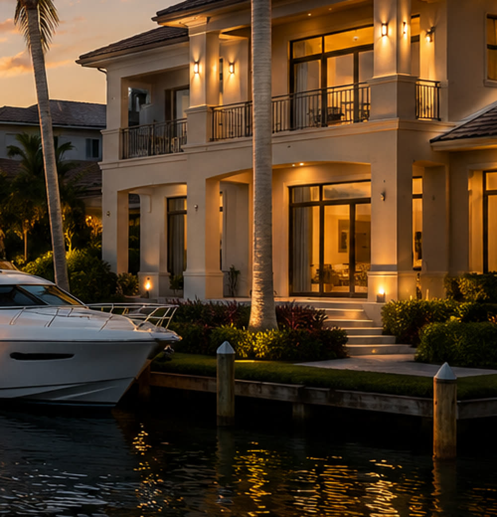 Private dock and waterfront living in Bonita Springs